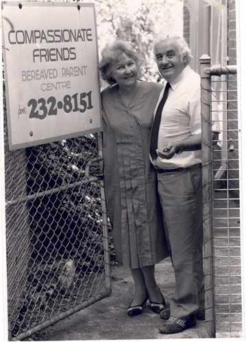 Margaret and Lindsay Harmer at the Syndal drop-in centre 1982